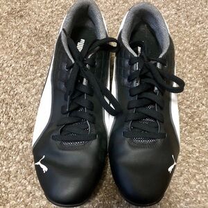 Puma Black and White Athletic Shoes